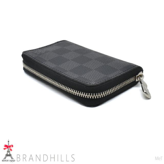 ルイヴィトン コインケース メンズ ジッピー コインパース ダミエ グラフィット N63076 LOUIS VUITTON 美品 【中古】_3