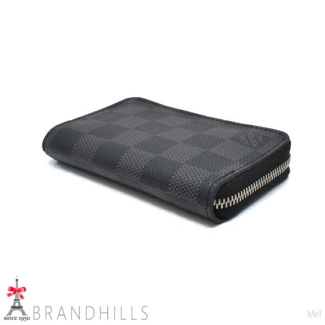 ルイヴィトン コインケース メンズ ジッピー コインパース ダミエ グラフィット N63076 LOUIS VUITTON 美品 【中古】_4