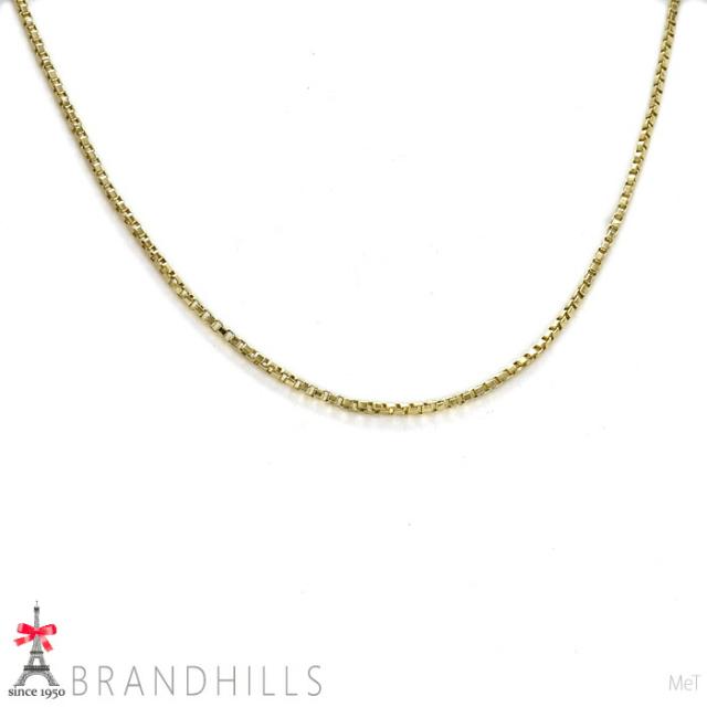 ベネチアン ネックレス K18金 750YG イエローゴールド 0.8mm 42cm 2.7g 美品 【中古】_2