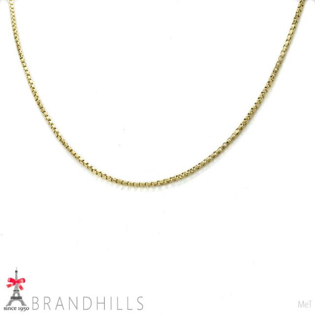 ベネチアン ネックレス K18金 750YG イエローゴールド 0.8mm 42cm 2.7g 美品 【中古】_3