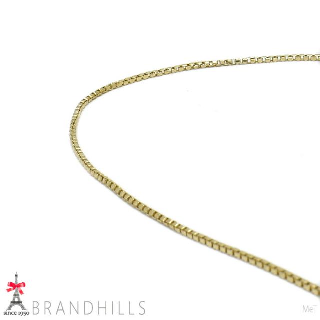 ベネチアン ネックレス K18金 750YG イエローゴールド 0.8mm 42cm 2.7g 美品 【中古】_5