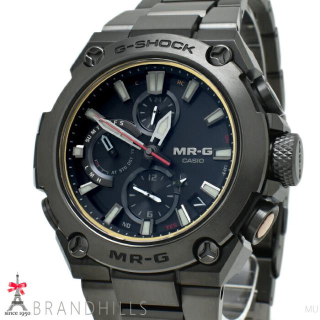 カシオ G-SHOCK 腕時計 MR-G B1000 シリーズ ソーラー電波 モバイルリンク MRG-B1000B-1AJR CASIO 極美品 【中古】