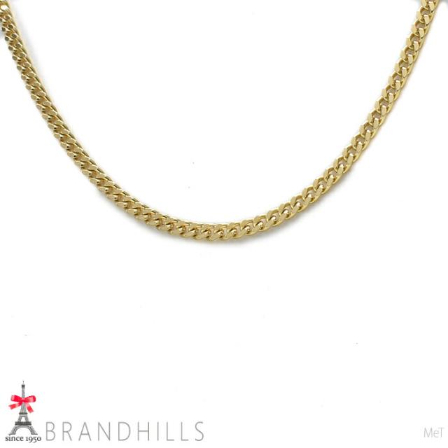 K18金YG 喜平 2面 ネックレス メンズ レディース 約50cm キヘイ 10.0g 美品 【中古】