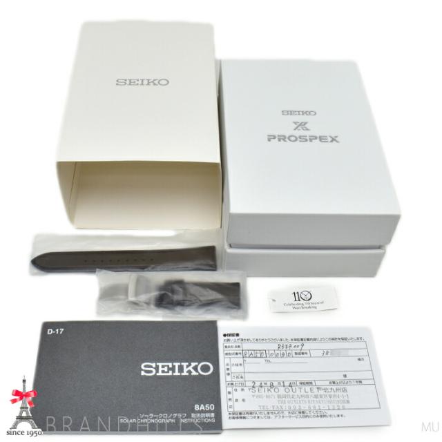 セイコー 腕時計 プロスペックス スピードタイマー ソーラー クロノグラフ 110周年限定 SBER009 8A50-00D0 SEIKO ほぼ未使用 【中古】_2