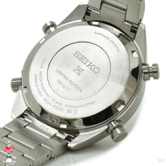 セイコー 腕時計 プロスペックス スピードタイマー ソーラー クロノグラフ 110周年限定 SBER009 8A50-00D0 SEIKO ほぼ未使用 【中古】_7