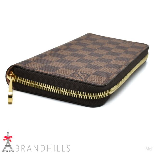 ルイヴィトン 長財布 ジッピーウォレット ダミエ エベヌ ローズバレリーヌ N60046 LOUIS VUITTON ほぼ未使用 【中古】_3