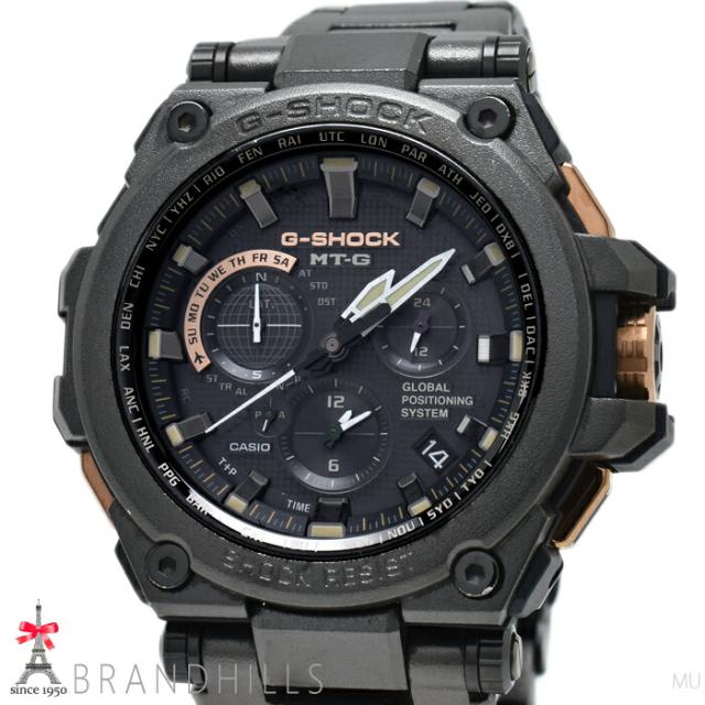 カシオ G-SHOCK 腕時計 メンズ MT-G GPSハイブリット ソーラー電波 世界限定 MTG-G1000RB-1AJF CASIO 極美品 【中古】