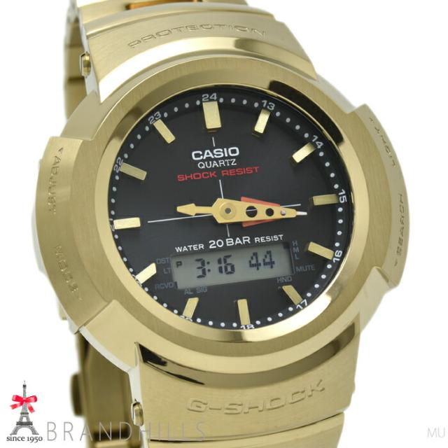 カシオ G-SHOCK 腕時計 メンズ フルメタル ソーラー電波 デジタル SS AWM-500GD-9AJF CASIO 未使用品 【中古】_1