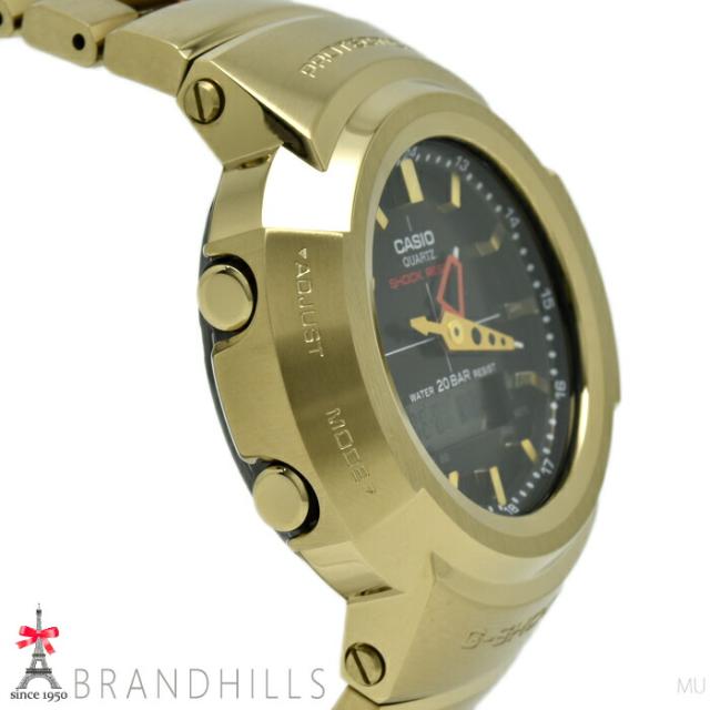 カシオ G-SHOCK 腕時計 メンズ フルメタル ソーラー電波 デジタル SS AWM-500GD-9AJF CASIO 未使用品 【中古】_4