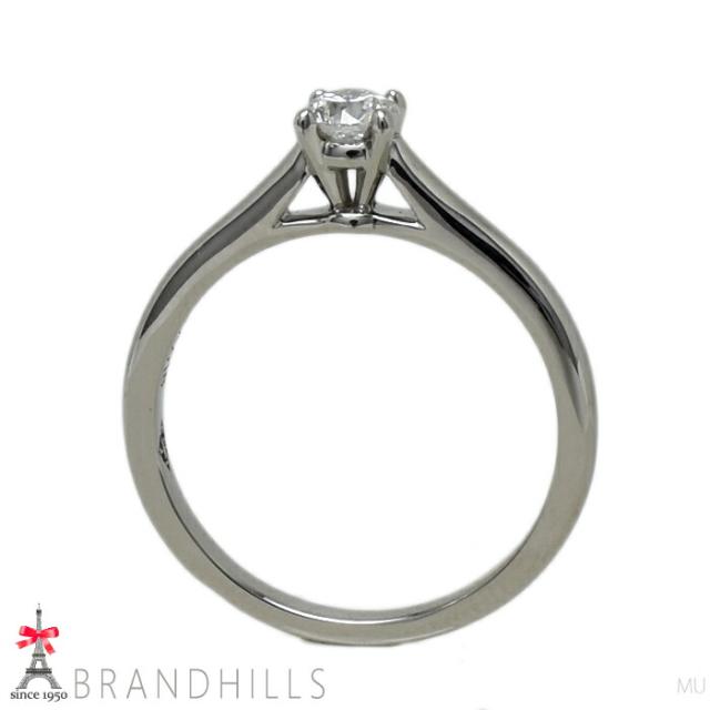 カルティエ ダイヤモンド 0.21ct リング ソリテール E-VS1-EX PT950 プラチナ 指輪 #49 N4222249 Cartier 極美品 【中古】_3