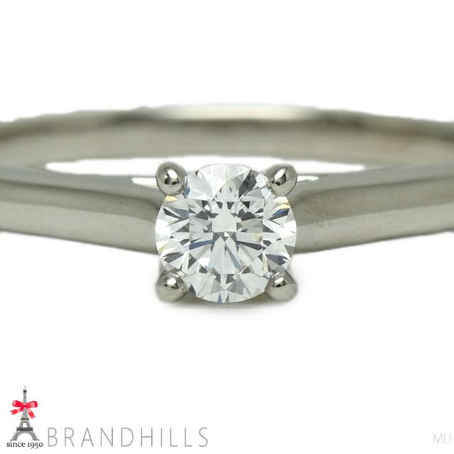 カルティエ ダイヤモンド 0.21ct リング ソリテール E-VS1-EX PT950 プラチナ 指輪 #49 N4222249 Cartier 極美品 【中古】_4