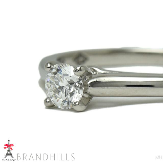カルティエ ダイヤモンド 0.21ct リング ソリテール E-VS1-EX PT950 プラチナ 指輪 #49 N4222249 Cartier 極美品 【中古】_5