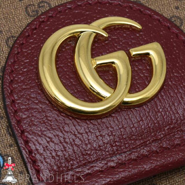 グッチ ベルトバッグ ミニGGスプリーム オフディア チェリーレッド ドラえもん ボディバッグ 647817 GUCCI ほぼ未使用 【中古】_9