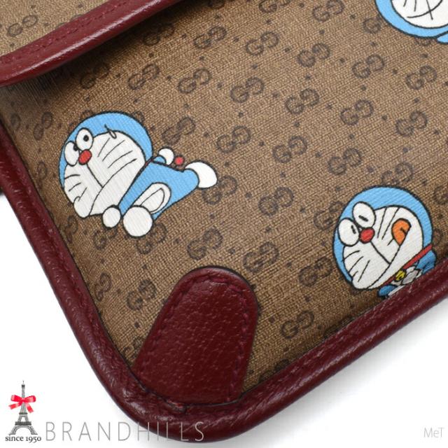 グッチ ベルトバッグ ミニGGスプリーム オフディア チェリーレッド ドラえもん ボディバッグ 647817 GUCCI ほぼ未使用 【中古】_8