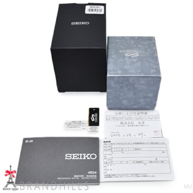 セイコー 腕時計 メンズ 5スポーツ SKX シリーズ 自動巻き SS ブラック文字盤 SBSC001 4R34-00A0 SEIKO 極美品 【中古】_2