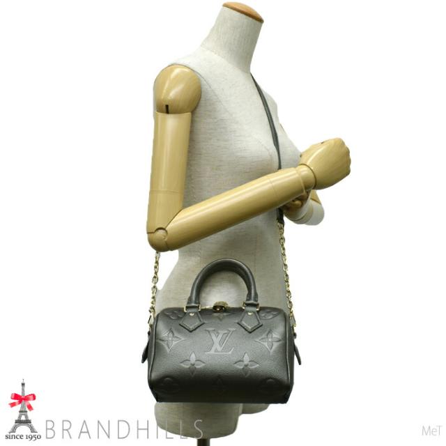 ルイヴィトン スピーディ バンドリエール20 モノグラム アンプラント ガンメタル M12013 LOUIS VUITTON 極美品 【中古】_2