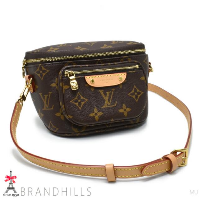 ルイヴィトン ショルダーバッグ ミニ バムバッグ モノグラム 2WAY M82335 LOUIS VUITTON ほぼ未使用 【中古】