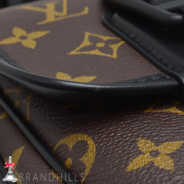 ルイヴィトン ショルダーバッグ メンズ アーチー メッセンジャー モノグラム マカサー M46442 LOUIS VUITTON 美品 【中古】_6