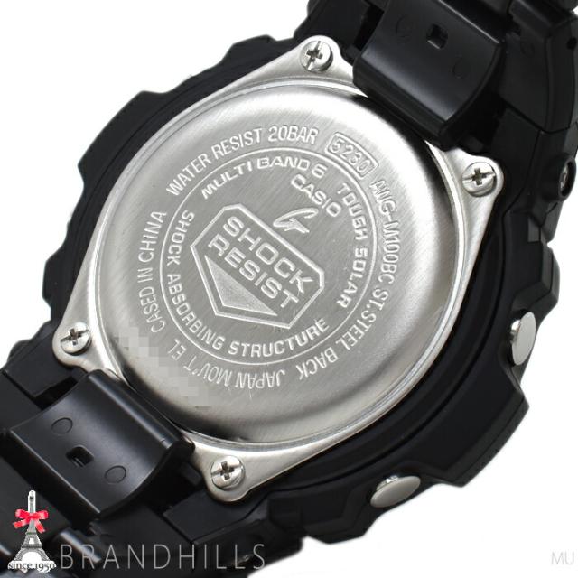 カシオ G-SHOCK 腕時計 アナログ デジタル 電波ソーラー 樹脂 SS ブラック文字盤 AWG-M100BC-2AJF CASIO 美品 【中古】_7