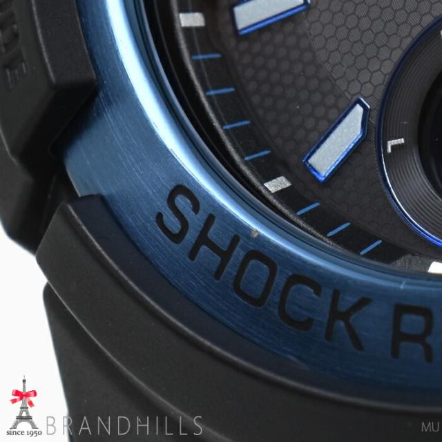 カシオ G-SHOCK 腕時計 アナログ デジタル 電波ソーラー 樹脂 SS ブラック文字盤 AWG-M100BC-2AJF CASIO 美品 【中古】_8