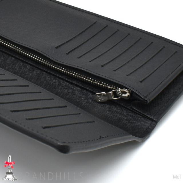 ルイヴィトン 長財布 二つ折り ポルトフォイユ ブラザ エピ ノワール M60622 LOUIS VITTON ほぼ未使用 【中古】_9