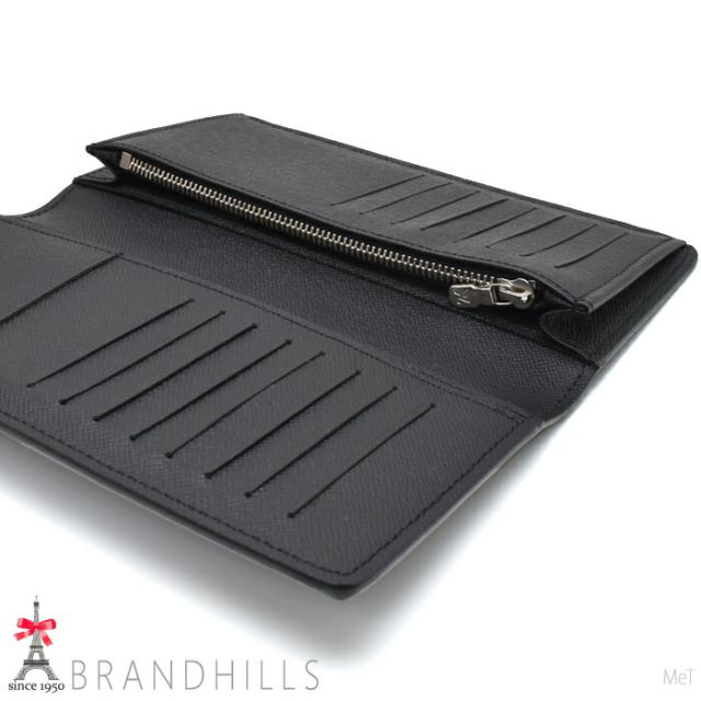 ルイヴィトン 長財布 二つ折り ポルトフォイユ ブラザ タイガ ノワール M30501 LOUIS VITTON ほぼ未使用 【中古】_6
