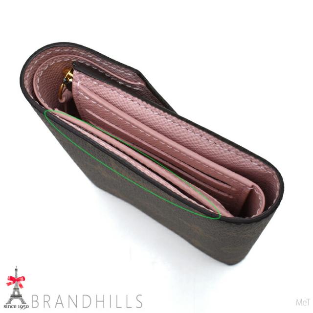 ルイヴィトン 財布 ポルトフォイユ ヴィクトリーヌ モノグラム ローズバレリーヌ M62360 LOUIS VUITTON ほぼ未使用 【中古】_9