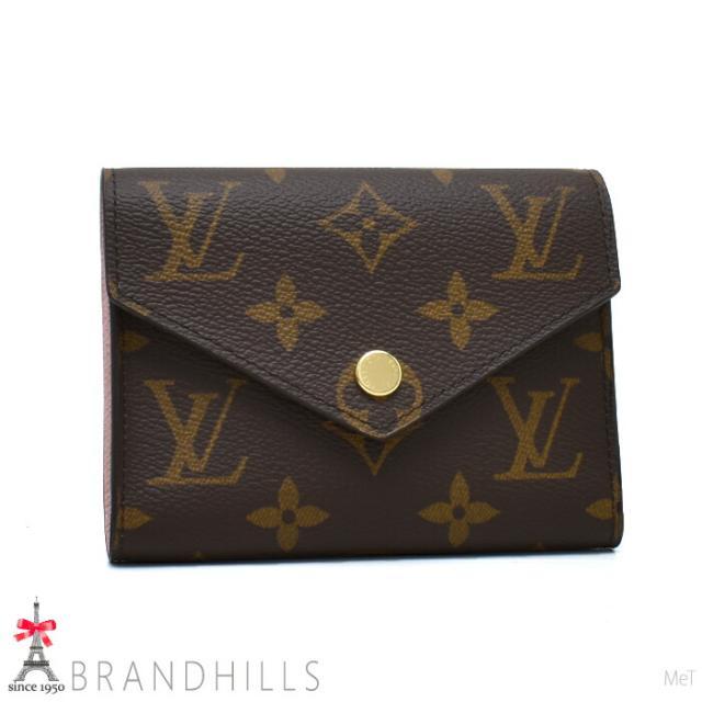 ルイヴィトン 財布 ポルトフォイユ ヴィクトリーヌ モノグラム ローズバレリーヌ M62360 LOUIS VUITTON ほぼ未使用 【中古】_1