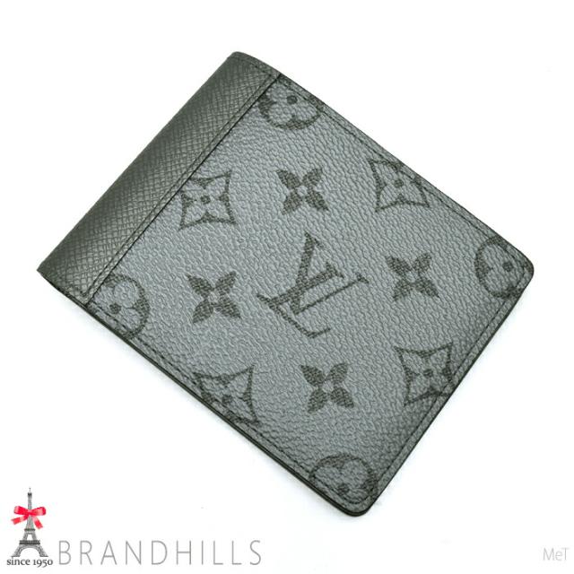 ルイヴィトン 札入れ 二つ折り ポルトフォイユ ミュルティプル タイガラマ シルバー M30843 LOUIS VUITTON 極美品 【中古】_1