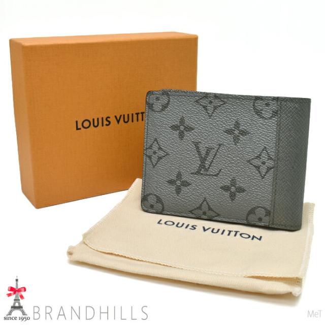 ルイヴィトン 札入れ 二つ折り ポルトフォイユ ミュルティプル タイガラマ シルバー M30843 LOUIS VUITTON 極美品 【中古】_2
