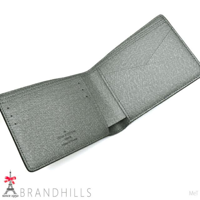 ルイヴィトン 札入れ 二つ折り ポルトフォイユ ミュルティプル タイガラマ シルバー M30843 LOUIS VUITTON 極美品 【中古】_5
