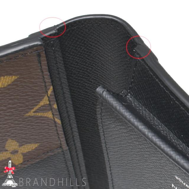 ルイヴィトン 長財布 二つ折り メンズ ポルトフォイユ ブラザ モノグラム マカサー M69410 LOUIS VUITTON 極美品 【中古】_9