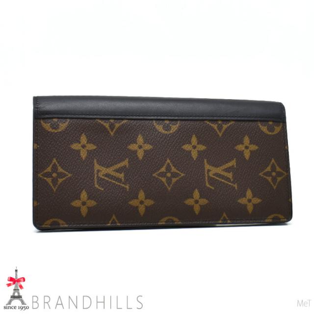 ルイヴィトン 長財布 二つ折り メンズ ポルトフォイユ ブラザ モノグラム マカサー M69410 LOUIS VUITTON 極美品 【中古】_1
