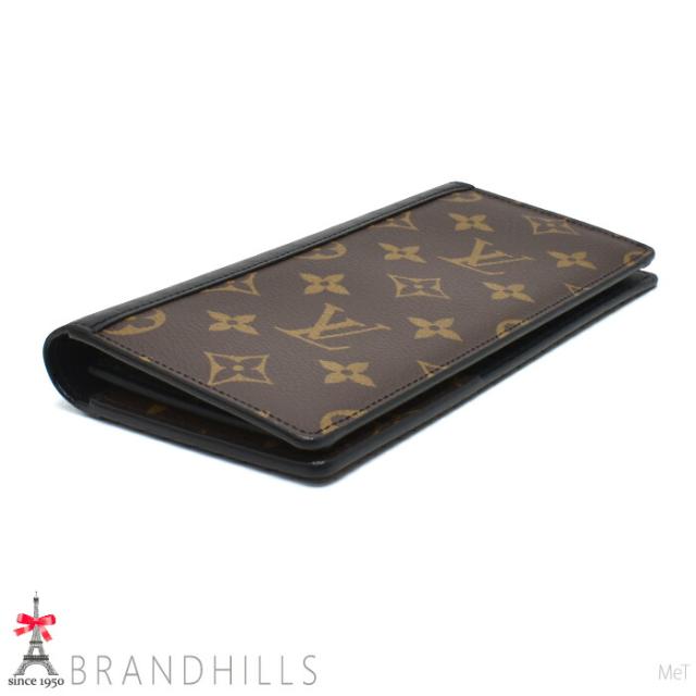 ルイヴィトン 長財布 二つ折り メンズ ポルトフォイユ ブラザ モノグラム マカサー M69410 LOUIS VUITTON 極美品 【中古】_3