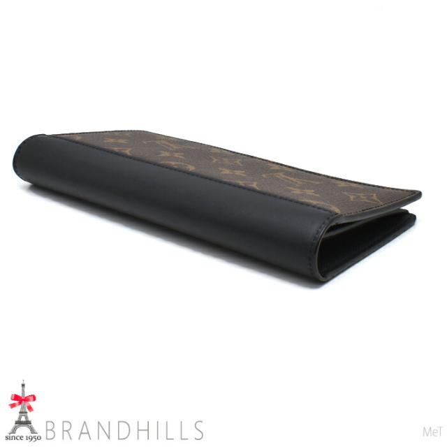 ルイヴィトン 長財布 二つ折り メンズ ポルトフォイユ ブラザ モノグラム マカサー M69410 LOUIS VUITTON 極美品 【中古】_4