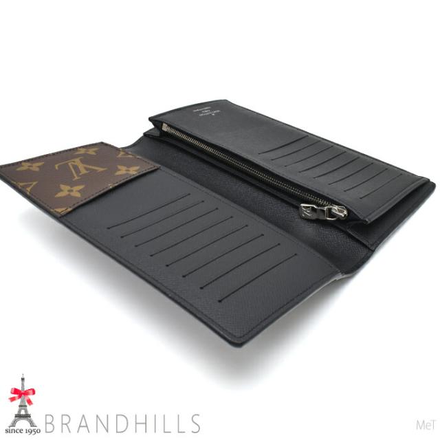 ルイヴィトン 長財布 二つ折り メンズ ポルトフォイユ ブラザ モノグラム マカサー M69410 LOUIS VUITTON 極美品 【中古】_6