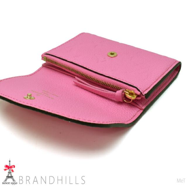 ルイヴィトン コインケース ポルトモネ ロザリ モノグラム アンプラント ローズロリポップ M82485 LOUIS VITTON 極美品 【中古】_5