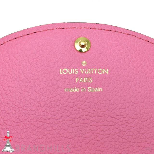 ルイヴィトン コインケース ポルトモネ ロザリ モノグラム アンプラント ローズロリポップ M82485 LOUIS VITTON 極美品 【中古】_6