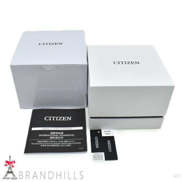 シチズン アテッサ ACT Line エコドライブ電波 プラチナム シャイン AT8284-61A H800-A1CN20F CITIZEN 極美品 【中古】_2