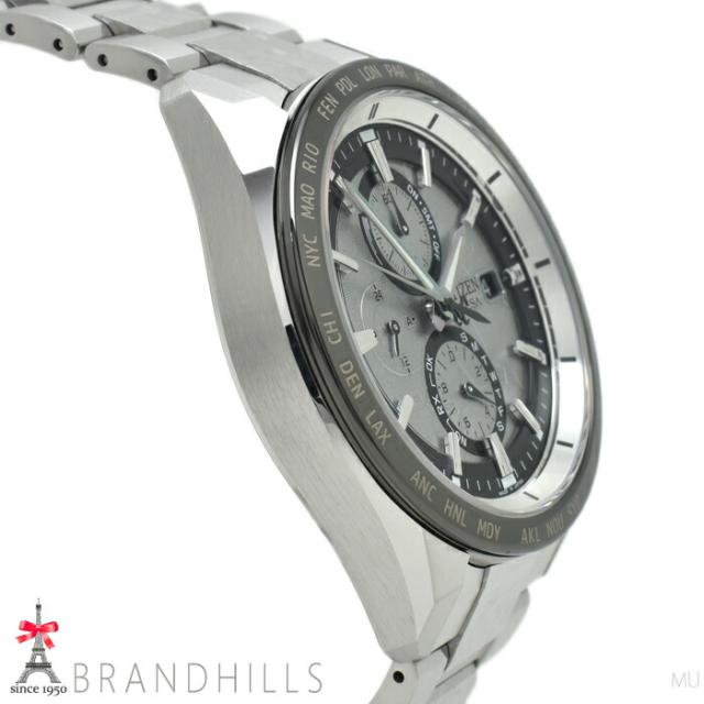 シチズン アテッサ ACT Line エコドライブ電波 プラチナム シャイン AT8284-61A H800-A1CN20F CITIZEN 極美品 【中古】_4