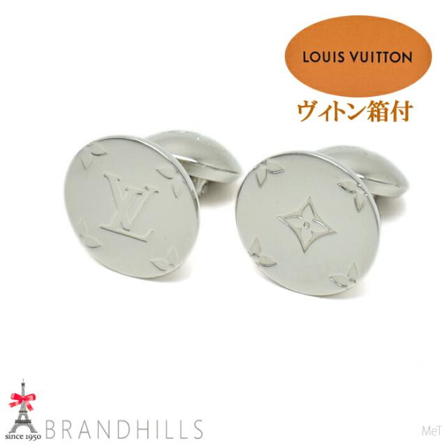 ルイヴィトン カフスボタン メンズ ブトン ドゥ マンシェット モノグラム カフリンクス M61971 LOUIS VUITTON 美品 【中古】