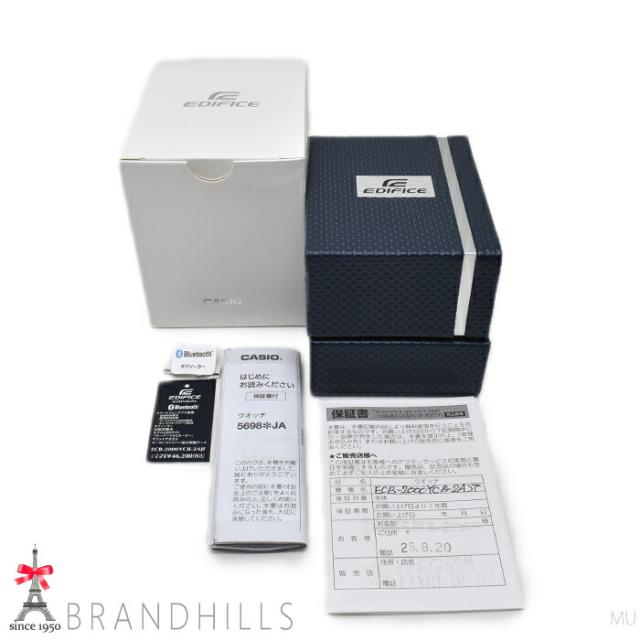カシオ 腕時計 エディフィス COOL BLUE EDITION ソーラー モバイルリンク ECB-2000YCB-2AJF CASIO 極美品 【中古】_2