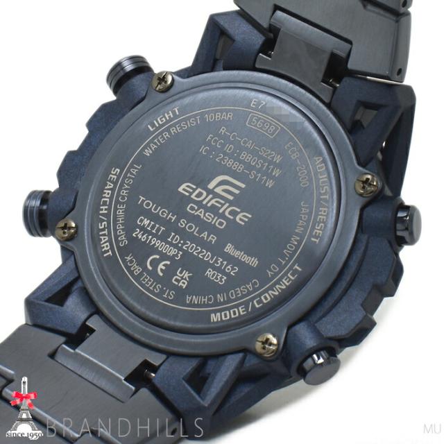 カシオ 腕時計 エディフィス COOL BLUE EDITION ソーラー モバイルリンク ECB-2000YCB-2AJF CASIO 極美品 【中古】_7