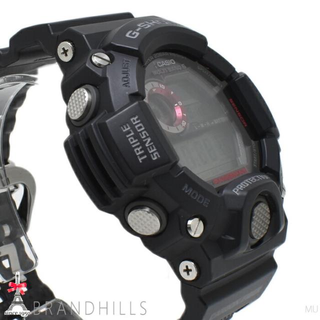 カシオ G-SHOCK 腕時計 メンズ RANGEMAN ソーラー電波 樹脂 カーボン ブラック文字盤 GW-9400J-1JF CASIO 美品 【中古】_4