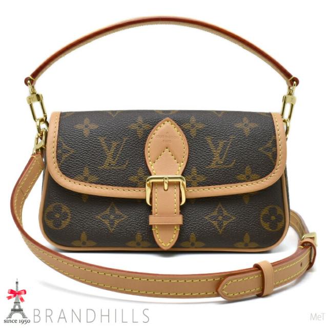 ルイヴィトン ハンドバッグ レディース ナノ ディアヌ モノグラム 2WAY ショルダー M83298 LOUIS VUITTON ほぼ未使用 【中古】
