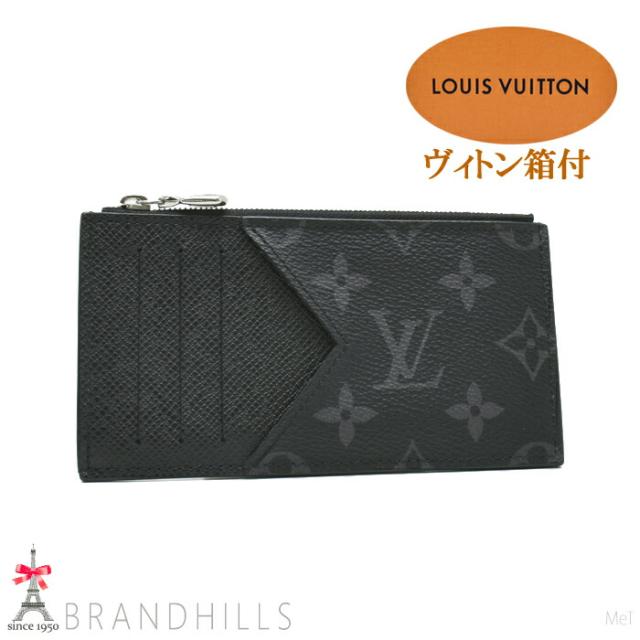 ルイヴィトン コインケース メンズ コインカード ホルダー モノグラム エクリプス M30271 LOUIS VUITTON 美品 【中古】