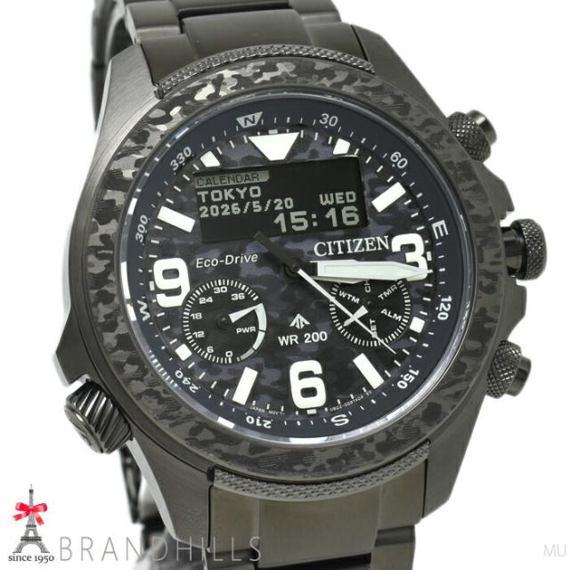 シチズン プロマスター LAND エコドライブ コンビネーション 35周年限定 JV1008-63E U822-008MS07 CITIZEN 美品 【中古】_1
