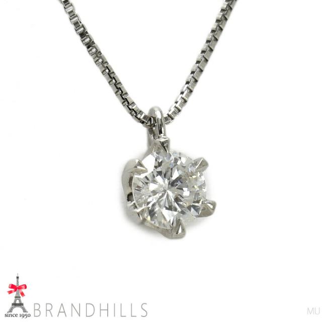 ダイヤモンド 0.204ct ネックレス 一粒 PT900 PT850 プラチナ 1.4g 良品 【中古】_3