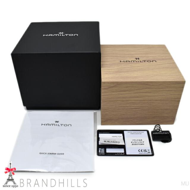 ハミルトン 腕時計 メンズ ジャズマスター 40mm クォーツ ダスティブルーH32461141 H324610 HAMILTON 未使用品 【中古】_2