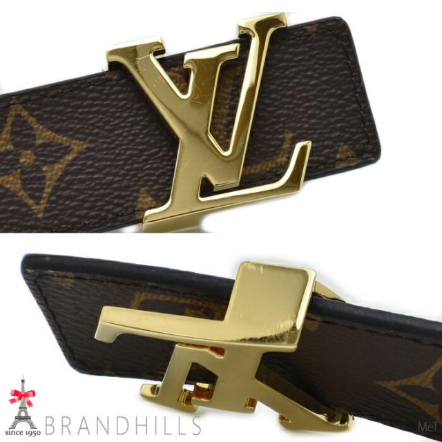 ルイヴィトン ベルト LV イニシャル 30MM 75cm リバーシブル